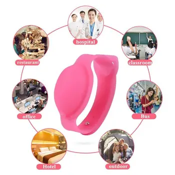 

New Hand Sanitizer Disinfectant Sub-packing Silicone Hand Wristband Dispenser Sanitizer Hand Bracelet Wearable Pumps Dispen V0V7