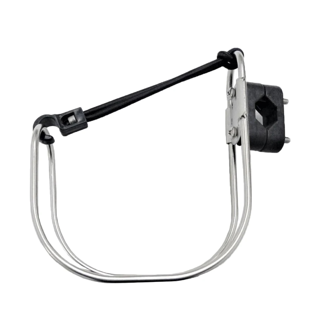 Stainless Steel Life Ring Holder Buoy Bracket Plastic Mount Well for Marine Boat