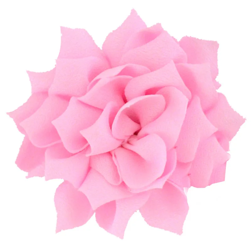 pink 30 шт./лот, милый тканевый цветок лотоса для маленьких девочек, самодельный головной убор, изысканные вечерние украшения для волос, аксессуары для волос - Цвет: pink