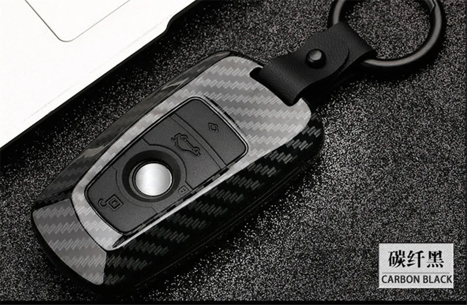 Auto-Styling Auto In Fibra di Carbonio Copertura di Chiave Borsette Caso Per La Nuova Bmw 1 3 4 5 6 7 Serie e60 F10 F20 F30 E90 E46 G30 Accessori - Ha69c2c2cee934f65afe216c46db038675