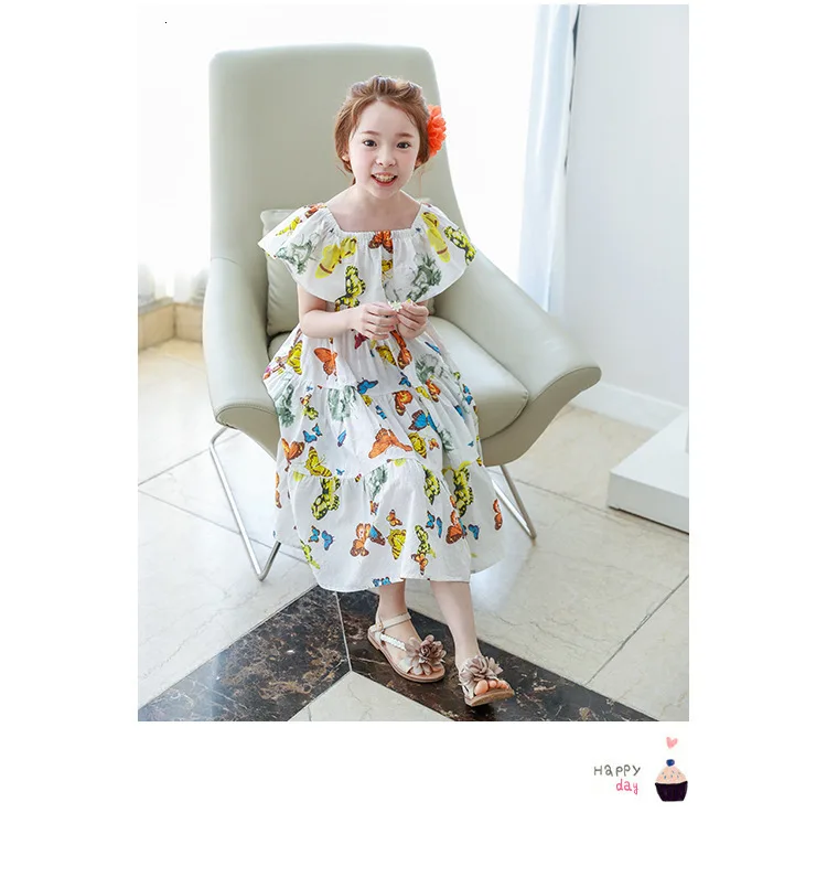 maxi long big little girls dresses summer 2017 mid-calf print ruffles long girls dresses beach holiday children clothing  5 6 7 8 9 10 11 12 13 14 15 16 years old little big girl dress girls dresses clothing (8)
