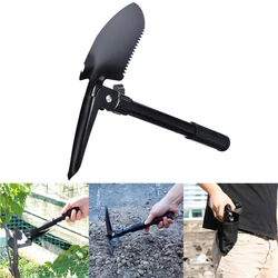 Thickened Folding Engineer Shovel Portable Double-Grip Multifunctional Outdoor life-saving Army Folding Shovel for Survival