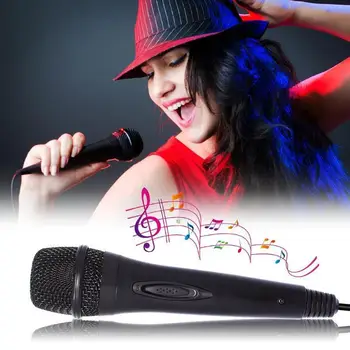 

BEESCLOVER USB Wired 3m/9.8ft Microphone High Performance Karaoke Mic for Nintend Switch PS4 Wii U XBOX360 PC