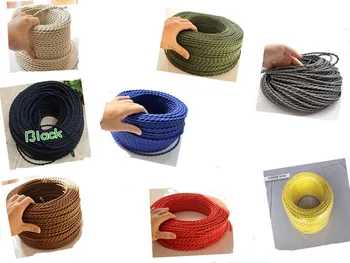 

5m ~10m / lot 2 x 0.75 mm, distorted by Vintage wire braided cable core vintage cable antique cable cable trenzado