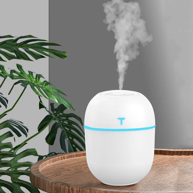 

ELOOLE 200ml Mini Air Humidifier USB Ultrasonic Aromatherapy Diffuser LED Light Aroma Air Purifier For Home Car Mist Maker