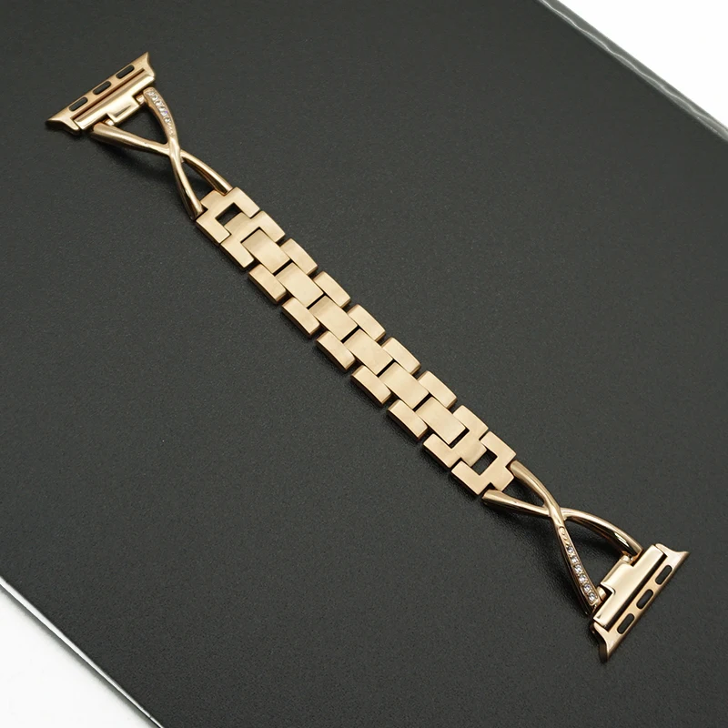 Stainless Steel Watch strap For Apple Watch Series 4 3 2 1 38mm 42mm Watch Band 3