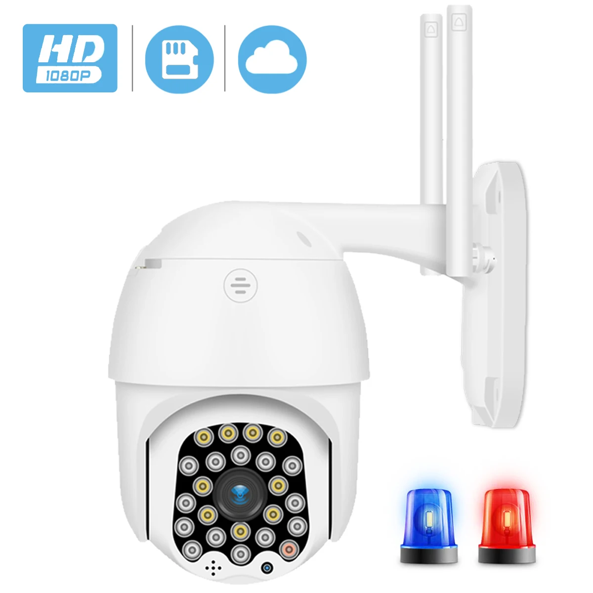 Besder 1080P WiFi PTZ камера IP автоматическое отслеживание 23IR светодиодный 2MP Аудио CCTV камера безопасности 4X зум скорость купольная беспроводная камера облако