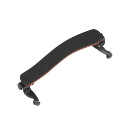 Violin Shoulder Rest Plastic Black Soft Padded Adjustable Stringed Instrument Parts & Accessories For 3/4 4/4 Fiddle Violin