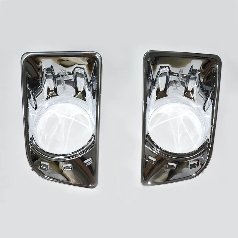 FREE SHIPING FOR 2012-2014 D-MAX silver front fog lamp cover Head &amp light for DMAX accessory accessories | Автомобили и
