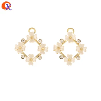 

Cordial Design 50Pcs 19*22MM Jewelry Accessories/Earring Findings/Resin DIY Pendant/Square Shape/Hand Made/Rhinestone Charms