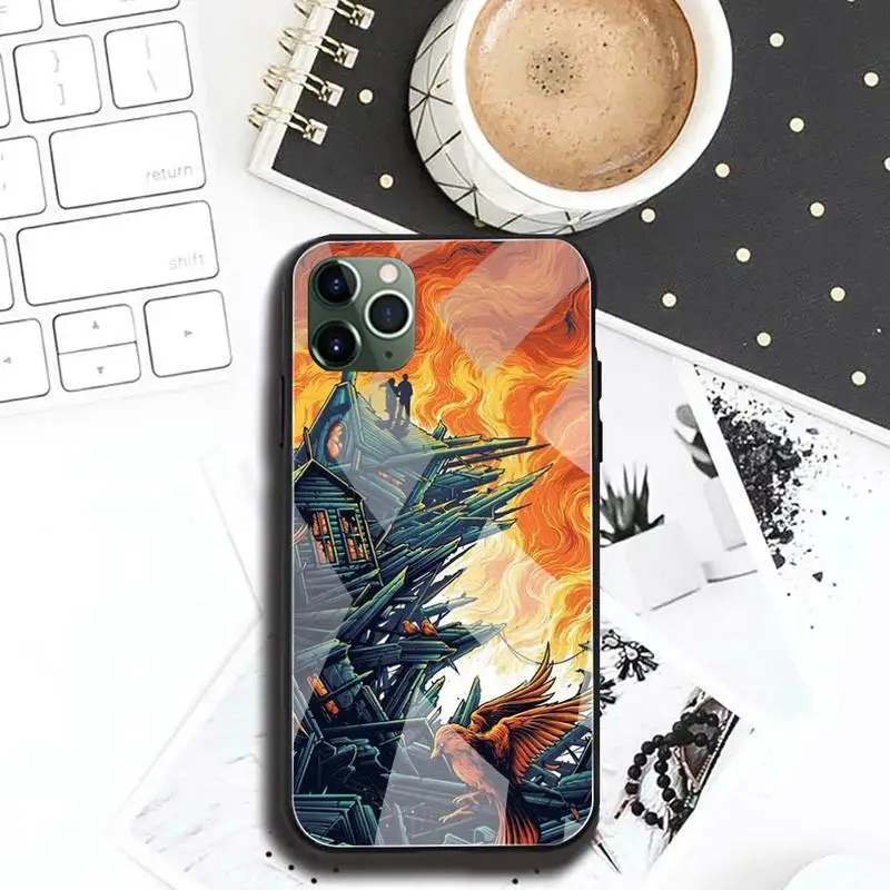 FOO FIGHTERS Phone Case Tempered Glass For iPhone 11 Pro XR XS MAX 8 X 7 6S 6 Plus SE 2020 case pitaka case Cases For iPhone