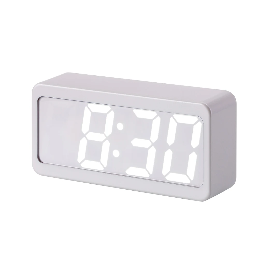 New LED Alarm Clock USB Battery Digital Wake Up Light Time Temperature