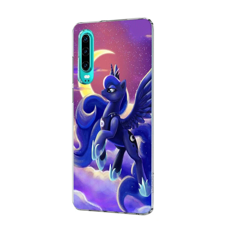 Чехол для мобильного телефона для Huawei Honor 6a 6C 7A 7C Note 10 8X View 20 8 9X Lite Pro Play жесткий чехол My Little Pony Luna