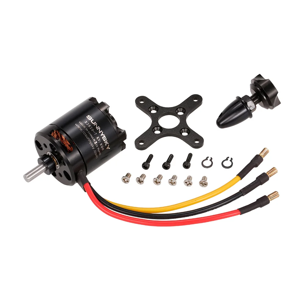 

RC Model Toys DIY Motor X2820 800KV 3-5S Brushless Motor Set for RC Airplane Fixed-wing Aircraft