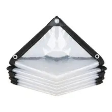2x1m 2x3m 2x4m 3x3m máscara velas redes transparente à prova de chuva sombra pano encerado leve impermeável lona cobertura tenda abrigo