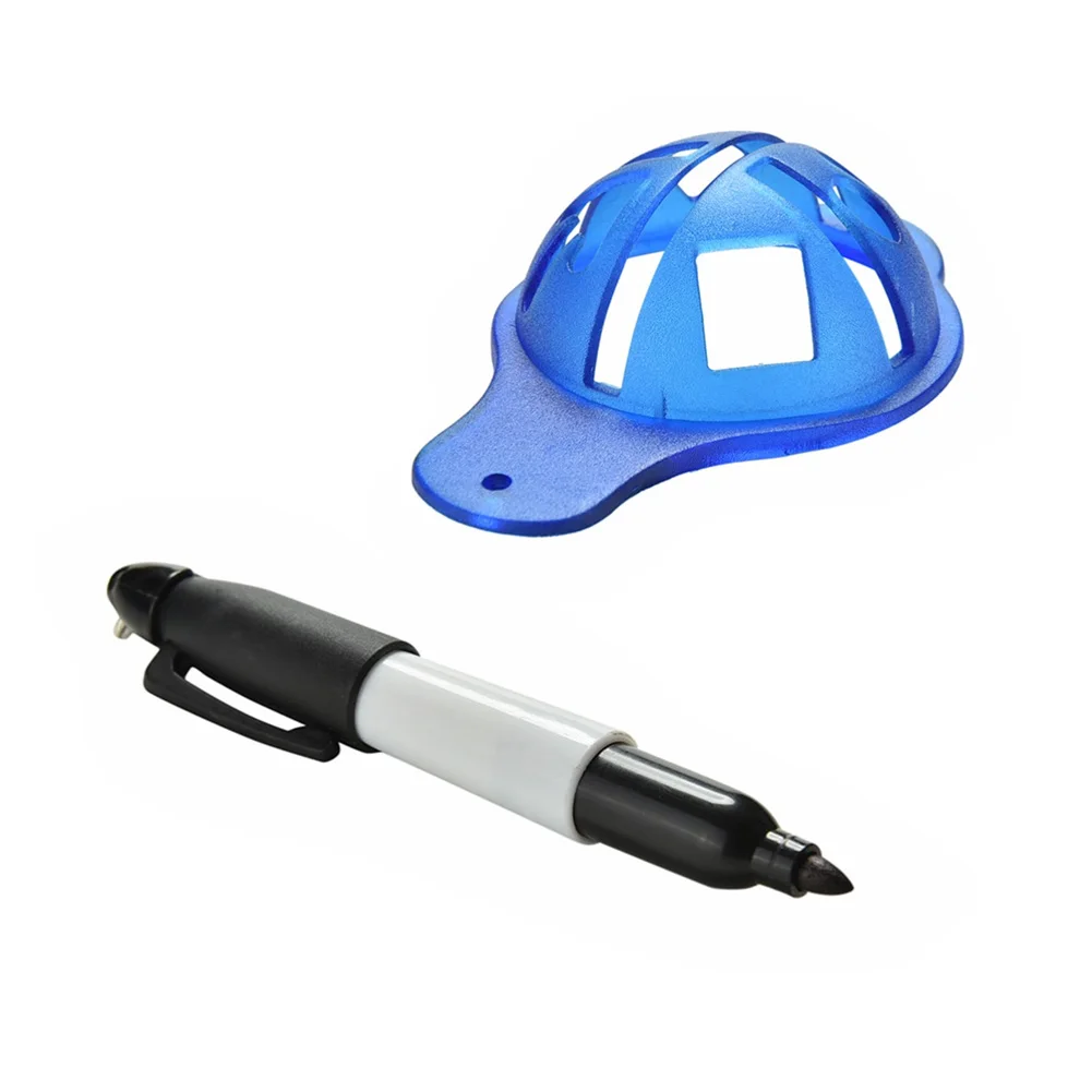 

1 Set Styrene - butadiene Golf marker Copolymer Golf Ball Liner Marker Tool + Marker Pen Training Golf Accessories Practice Set