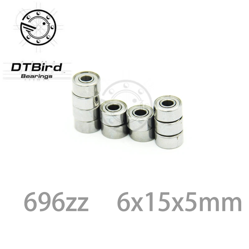 ABEC-5 30 шт. 696ZZ шарикоподшипник 6*15*5 6x15x5 мм металлический щит 696Z глубокий шаровой подшипник