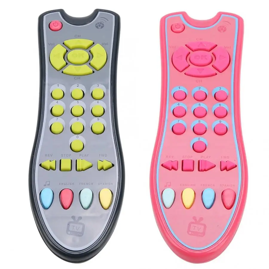 Simulación de juguetes para bebés, juguete con Control remoto para niños, máquina de aprendizaje de inglés, español, francés, teléfono móvil, juguetes educativos