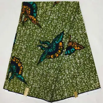 

Green Real Dutch Wax African Fabric,Angelina, African fabric, African Clothing, African Print, Kitenge, African Wax Print NAR-26