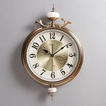 

Vintage Luxury Silent Wall Clock Modern Design Retro Wall Clock Living Room Reloj De Pared Home Decor Best Selling 2019 Products