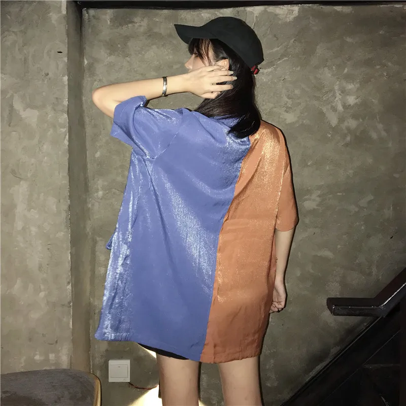 Photo Shoot Korean-style Loose-Fit Mid-length Mixed Colors Design Embroidered Applique Thin Online Celebrity Suit Jacket Women's
