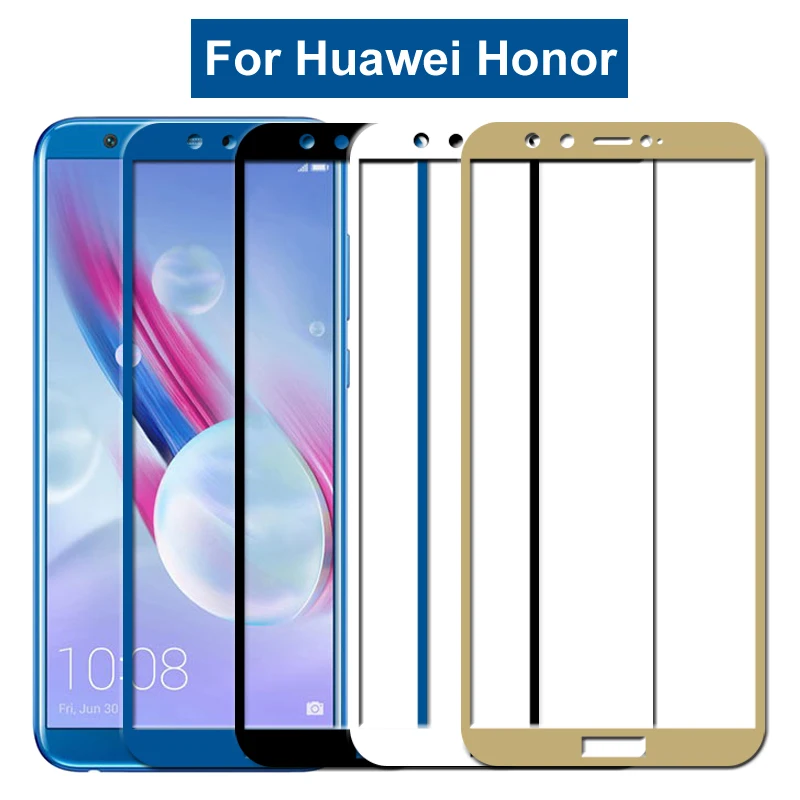 2 шт протектор экрана стекла для Huawei Honor 9 Lite 5,6" закаленное стекло полное покрытие клея защитная пленка Honor 9 Lite