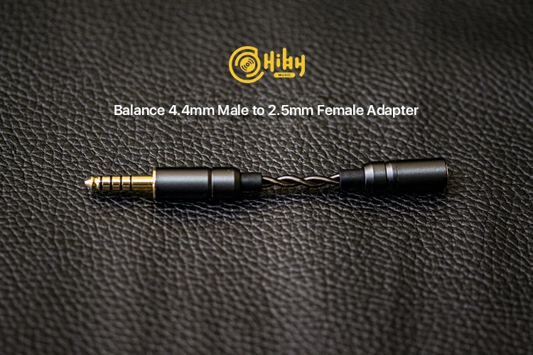HiBy 4 4mm Impedance Adapter for Swappable plug connecting Headphones Compatible with 4 4mm 2 5mm Headphone Jack R6PRO