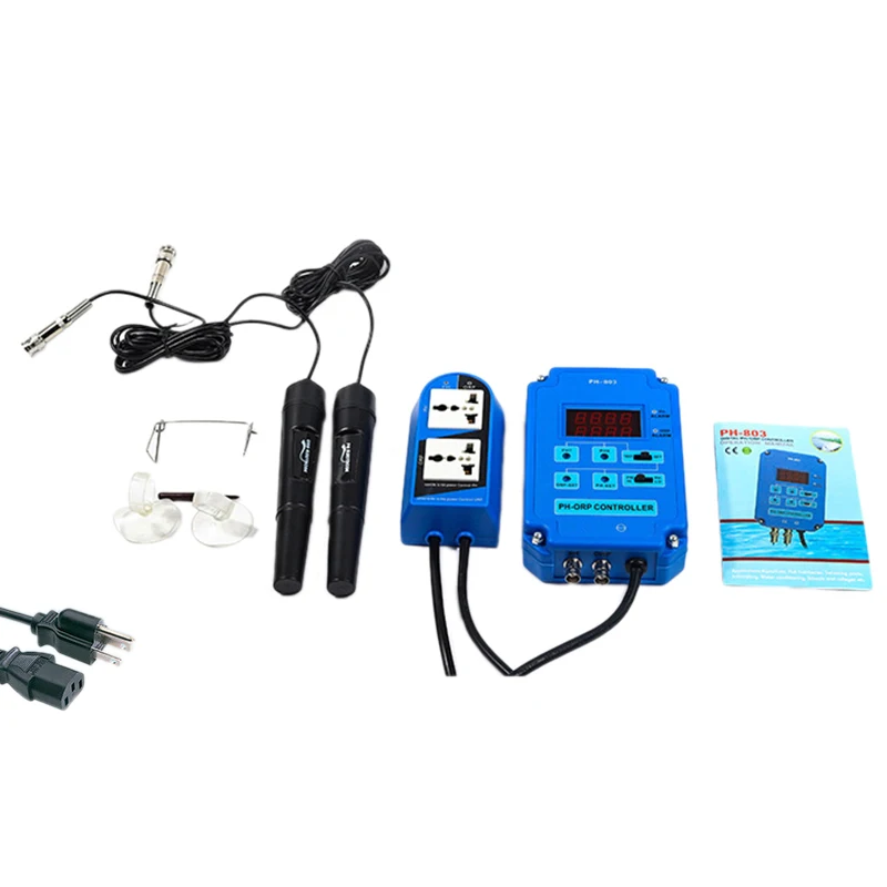 

Digital PH ORP 2 in 1 Controller Monitor W/ Output Power Relay Control Electrode Probe BNC Water Meter Continuous Measurement Ki
