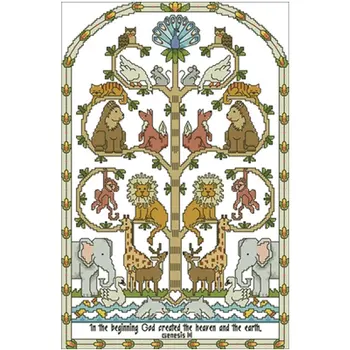 

life Tree patterns Counted Cross Stitch 11CT 14CT 18CT DIY Chinese Cross Stitch Kits Embroidery Needlework Sets