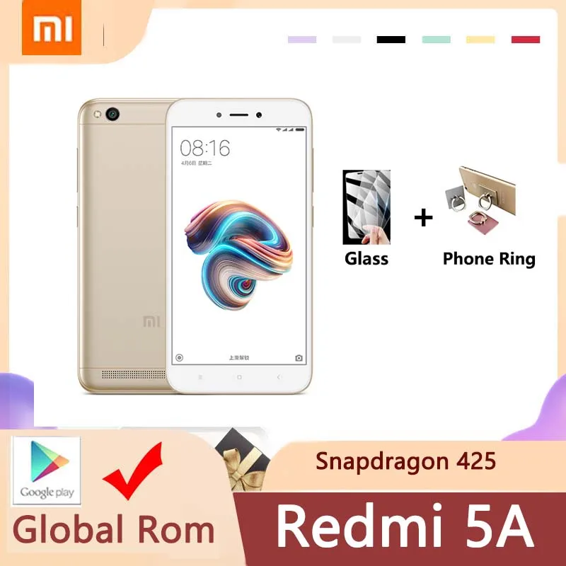 Xiaomi-smartphone Redmi 5A, Snapdragon 425, cámara trasera de 13,0mp