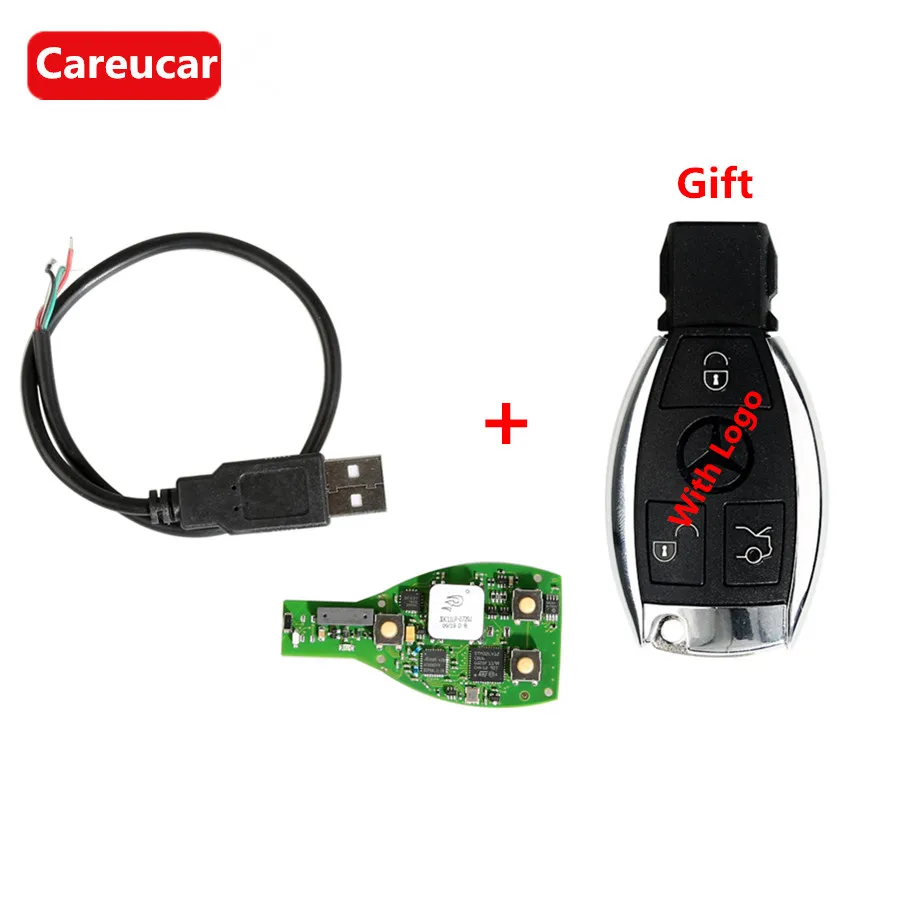 

MB FBS3 BGA Keyless Go Key Suitable for W221 W216 W164 W251 After Year 2009 Get a Free 3-button Smart Key Shell For Benz