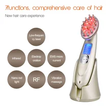 

Electric Laser Hair Growth Comb Anti Hair Loss Treatment Infrared RF Nano Red Light EMS Vibration Scalp Massage Hair Brush