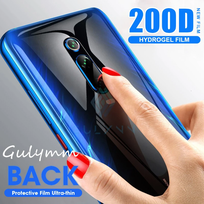 200D задняя крышка Гидрогелевая пленка для Xiao mi Red mi 7A Note 5 6 7 8 K20 Pro Защита экрана для Xiaomi mi Mix 2S 3 A3 Lite мягкая пленка