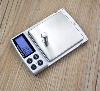 オンライン 0.1g 1 キロデジタルポケットスケール計量計量キッチングラム宝石ダイヤモンド