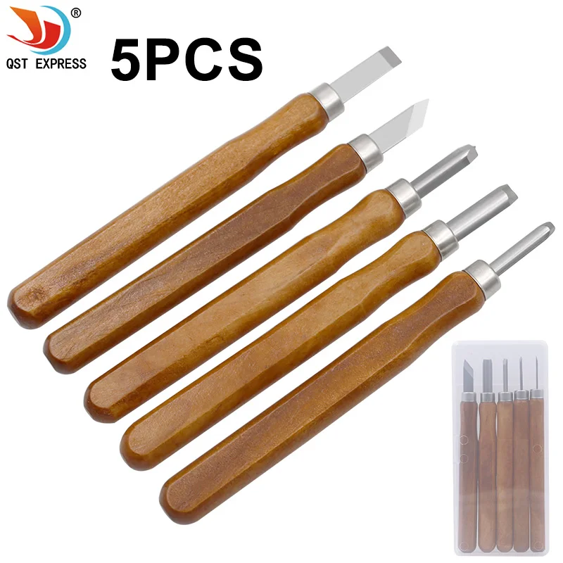 5pcs-lot-Wood-Carving-Chisels-Knife-For-Basic-Wood-Cut-DIY-Tools-and ...
