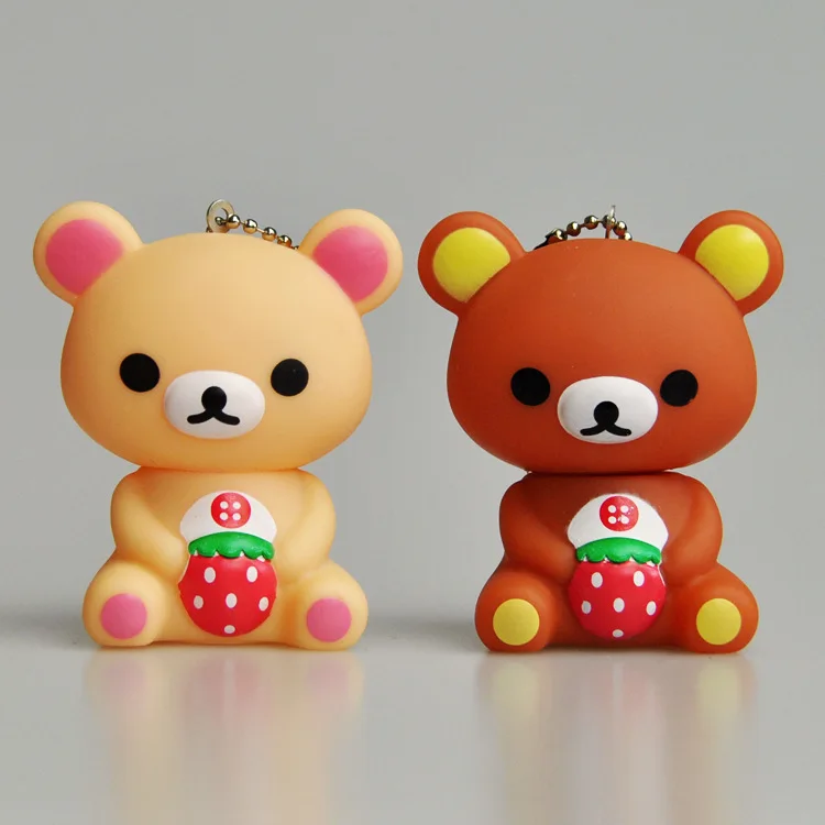 Плюшевый мишка легко медведь кукла плюшевый мишка брелоки для пар сумочка кулон аксессуары творческие подарки оптом