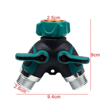 

Anti leak Hose Splitter 3/4 inch Y Type Connector Adapter Valve Tubing