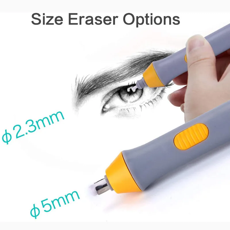 Tenwin Electric Eraser,Battery Operated Pencil Eraser Kit for Artists, Sketching, Drafting, Drawing, School Kids Stationery