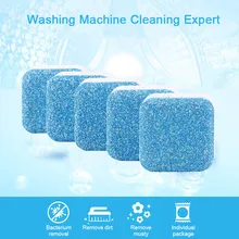 Washing Machine Cleaner Washer Cleaning Detergent Effervescent Tablet Dissolve Remove Dirt Residue 1Tablet/Month