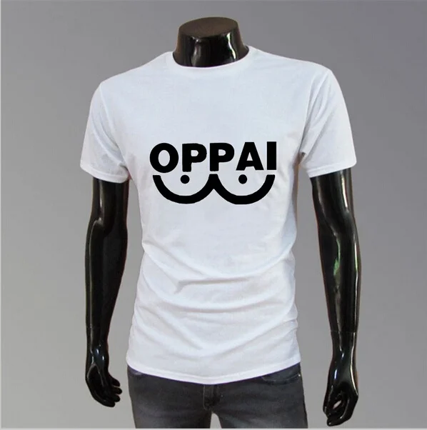 Забавная Мужская футболка белая футболки черная One Punch Man смешная Манга Аниме