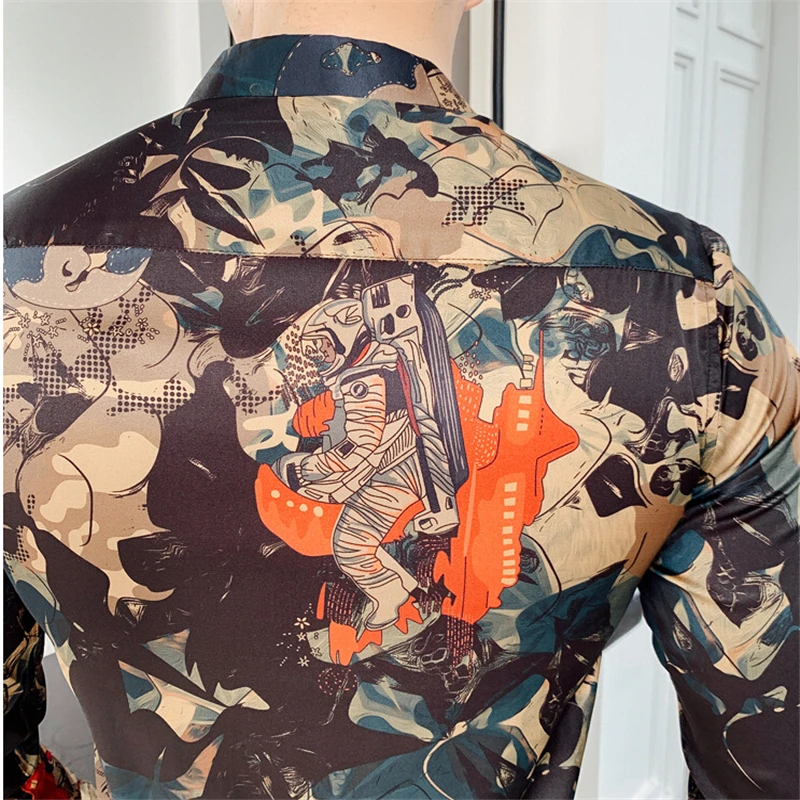 Мужские рубашки Camisa Masculina с длинным рукавом, Корейская приталенная дизайнерская официальная повседневная мужская рубашка высокого качества