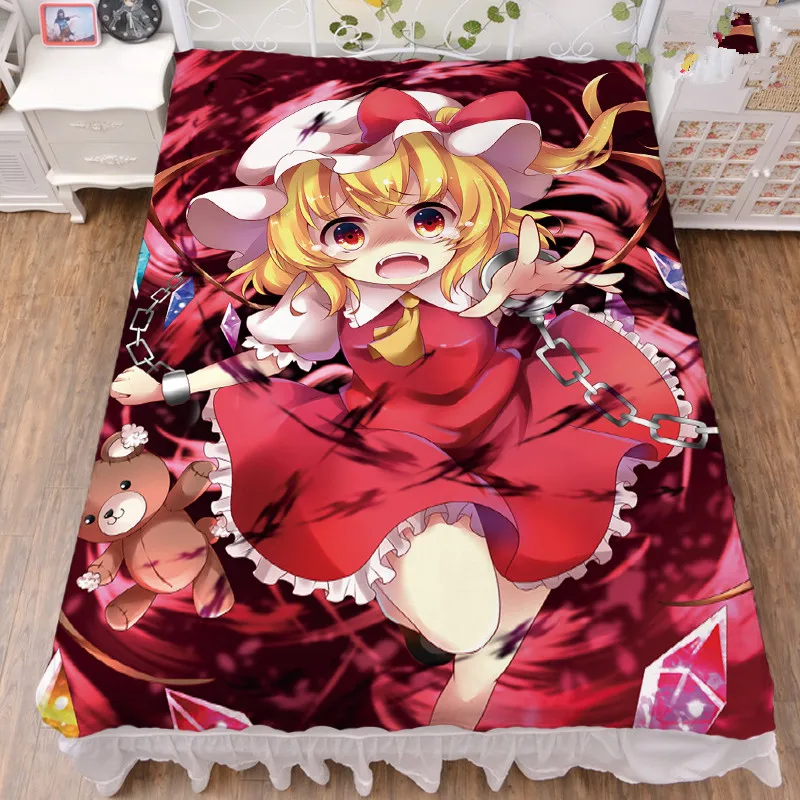 August обновление японского аниме TouHou проект сексуальная девушка фланель одеяло летнее одеяло кровать молочное волокно лист 150x200 см