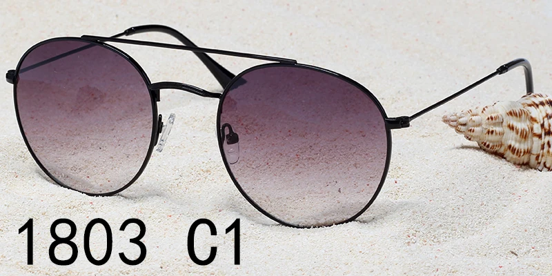 ZENOTTIC Brand Designer Polarized Sunglasses Retro Round Women/Men Outdoor Driving Metal Large UV400 Coating Mirror Sun Glasses - Цвет линз: C1