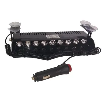

CYAN SOIL BAY Car Warning Lights 9 LED Amber White Yellow Emergency Light Vehicle Car Strobe Flash Light Warning Dash Lamp 1W