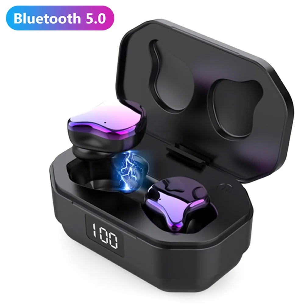 G01 портативный дисплей питания Bluetooth 5,0 HiFi стереонаушники Беспроводные спортивные наушники