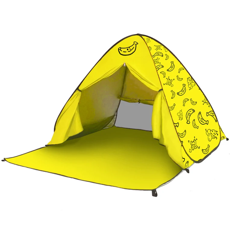 

Beach Tents Picnic Camping Tents Sun Shelter, Aotomatic Pop Up Foldable Portable Indoor Kids Play Tents Outdoor Tents