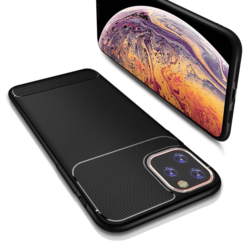 Роскошный бронированный чехол для телефона для iphone 11 Pro MAX, Тонкий деловой мягкий чехол для iphone 6 6S 7 8 plus X XR XS MAX, Беспроводная зарядка
