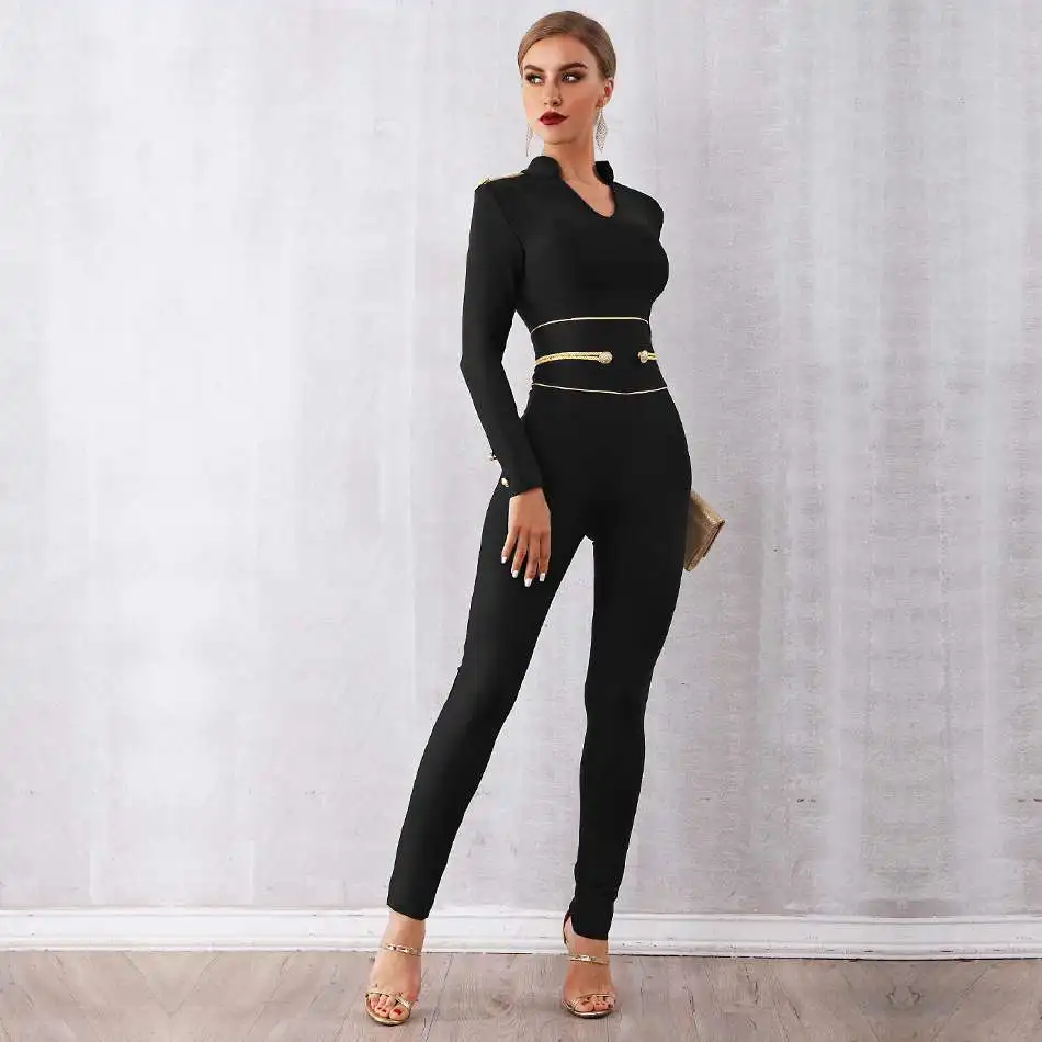 DressBird 2019 новые весенние женские комбинезоны Bnadage КОМБИНЕЗОНЫ Элегантные с