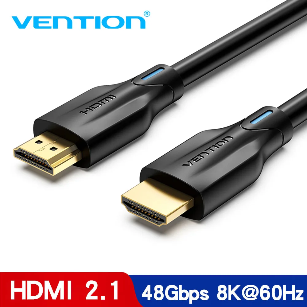 Кабель Vention HDMI 2,1 8 k@ 60Hz высокоскоростной 48 Гбит/с HDMI кабель для Apple tv PS4 мультимедийный интерфейсный кабель высокой четкости HDMI 3 м