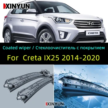 

Coated wiper Front Wiper Blades For Hyundai Hyundai Creta IX25 MK1 2014 2015 2016 2017 2018 2019 Windshield Windscreen
